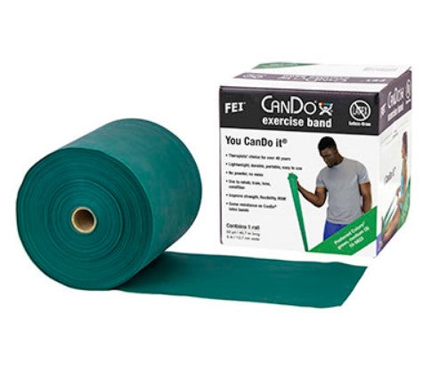 CanDo Latex Free Exercise Band 25 Yard Dispenser