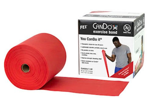 CanDo Latex Free Exercise Band 25 Yard Dispenser