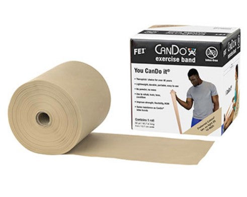 CanDo Latex Free Exercise Band 25 Yard Dispenser