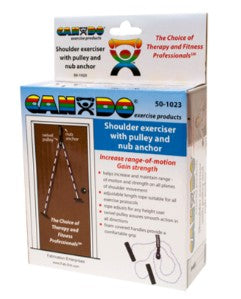 CanDo Overdoor Shoulder Pulley - Single Pulley with Door Strap