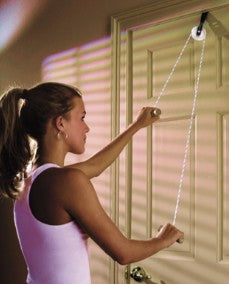 CanDo Overdoor Shoulder Pulley - Single Pulley with Door Strap