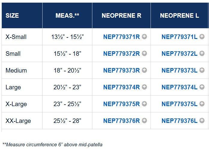 Patella Stabilizer Neoprene