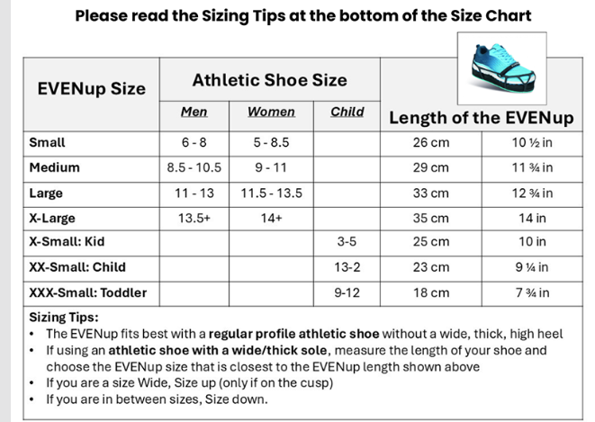 Balancer Evenup Shoe