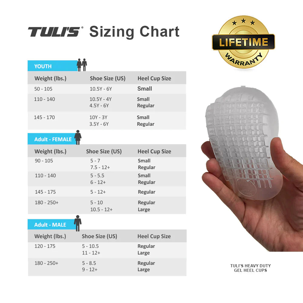 Tuli&#39;s® Heavy Duty GEL Heel Cups™